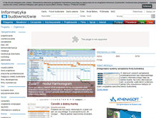Tablet Screenshot of informatykawbudownictwie.pl
